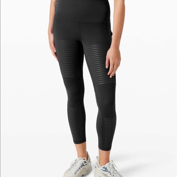 lululemon athletica Pants - Lululemon rogue renegade moto leggings